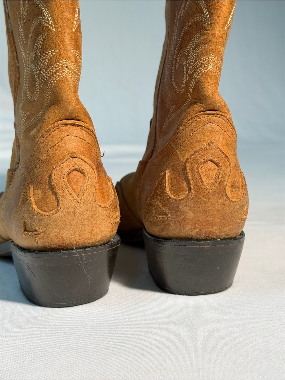 Vintage 2002 Durango RD5302 Leather Cowboy Boots Brown 8M Western - Picture 5 of 7